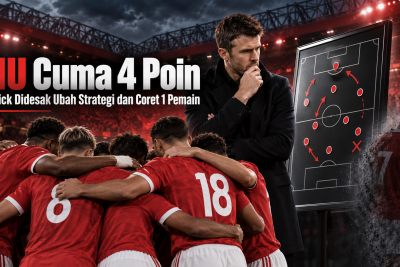 MU Cuma 4 Poin, Carrick Didesak Ubah Strategi dan Coret 1 Pemain