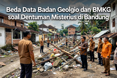 Beda Data Badan Geologi dan BMKG soal Dentuman Misterius di Bandung