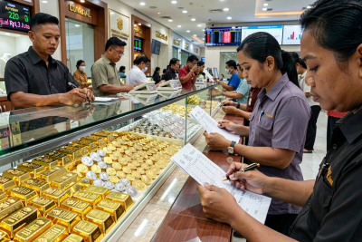 Harga Emas Antam 7 September 2026 Turun, Termurah Dijual Rp1,3 Juta