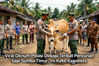 Viral Oknum Polisi Diduga Terlibat Pencurian Sapi di Sumba Timur, Ini Kata Kapolres