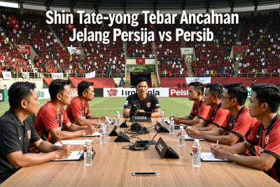 Shin Tae-yong Tebar Ancaman Jelang Persija vs Persib