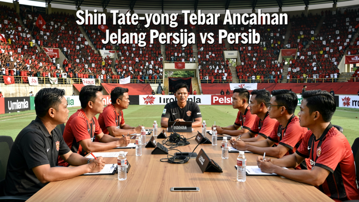Shin Tae-yong Tebar Ancaman Jelang Persija vs Persib