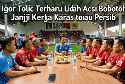 Igor Tolic Terharu Lihat Aksi Bobotoh, Janji Kerja Keras untuk Persib