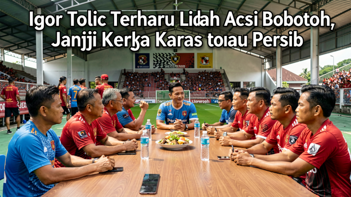 Igor Tolic Terharu Lihat Aksi Bobotoh, Janji Kerja Keras untuk Persib